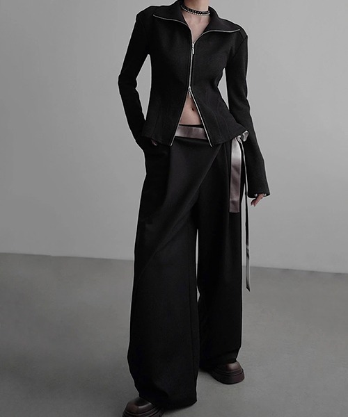 chuclla（チュクラ）の「【chen taitai】カーディガン（カーディガン/ボレロ・レディース・ダークグレー・FREE）」の2枚目の写真