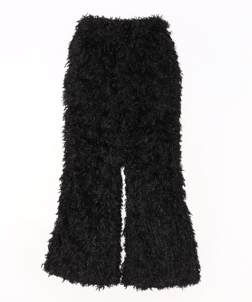 ENCLOSURE(エンクロージャー)の「【ENCLOSURE】Eco feather wide pants(その他パンツ・レディース・グレー/ブラック/ピンク・FREE)」の4枚目の写真