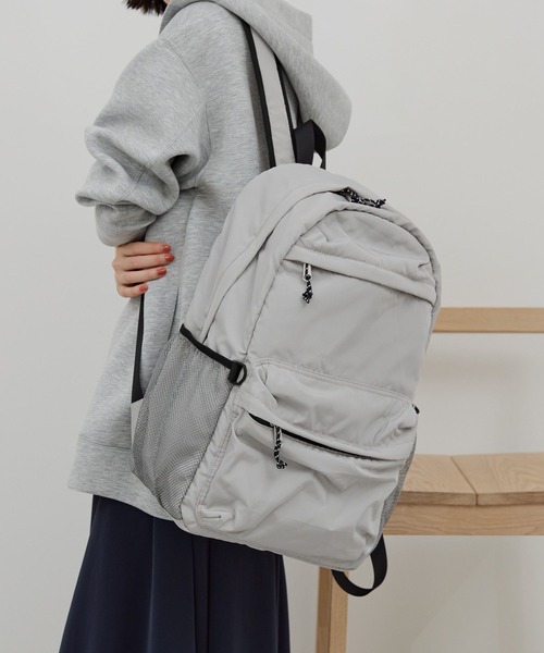 AMERICAN HOLIC（アメリカンホリック）の「【2SET】多機能リュック（バックパック/リュック・レディース・ブラック/ブルー/ライトグレー・FREE）」の3枚目の写真