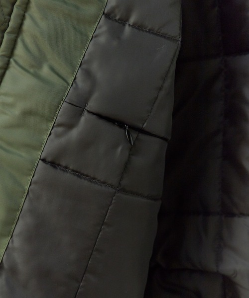 United Athle(ユナイテッドアスレ)の「【UNITED ATHLE】中綿入り コクーンシルエット ツイル地 MA-1 ジャケット 2026年春夏(MA-1・メンズ・ブラック/ネイビー/オリーブ・S/M/L/XL)」の12枚目の写真