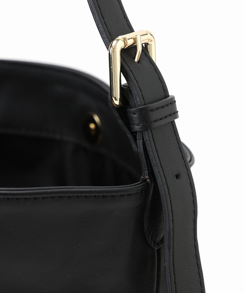 SLOBE IENA(スローブイエナ)の「ANTONELLO MASI SLOBE別注 バケツバッグ LUANA(ショルダーバッグ・レディース・ボルドー/ブラック・FREE)」の10枚目の写真