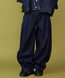 SeeSew（シーソー）の「【UNISEX】DENIM CURVE PANTS/デニムカーブパンツ（デニムパンツ）」