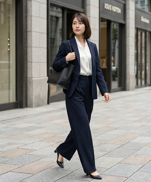 STYLE DELI(スタイルデリ)の「【DELI by】マチありA4シンプルトートバッグ(トートバッグ・レディース・ナチュラル/ブラック・FREE)」の10枚目の写真