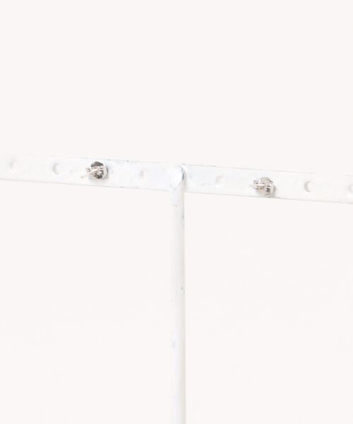 novice（ノーヴィス）の「【novice】CZ Prong Pierce［Silver925］（ピアス（両耳用）・レディース・シルバー・FREE）」の2枚目の写真