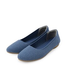 SHOO・LA・RUE（シューラルー）の「【NEW/22.5㎝-24.5㎝】洗えてサラサラ ニットパンプス（パンプス）」