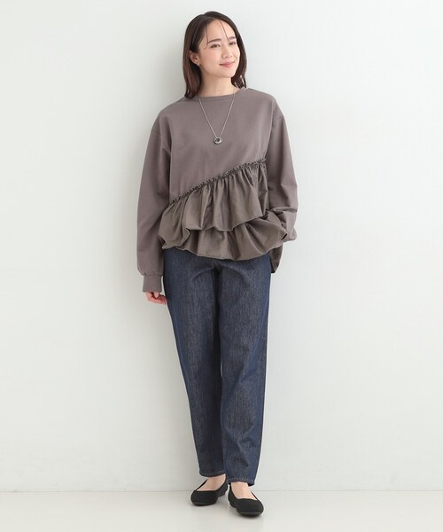 SHOO・LA・RUE（シューラルー）の「【NEW】洗えてサラサラニットパンプス（パンプス・レディース・ベージュ系/ブルー/ライトベージュ/ブラック・45/35/25）」の11枚目の写真