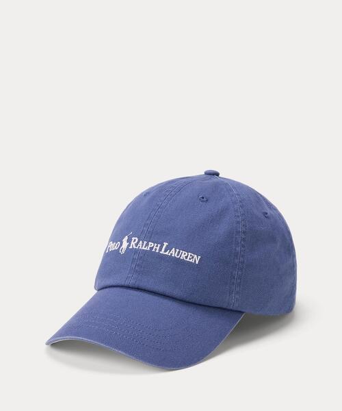 POLO RALPH LAUREN(ポロ ラルフ ローレン)の「コットン ツイル ボール キャップ(キャップ・メンズ・ブルー・ONE)」の1枚目の写真