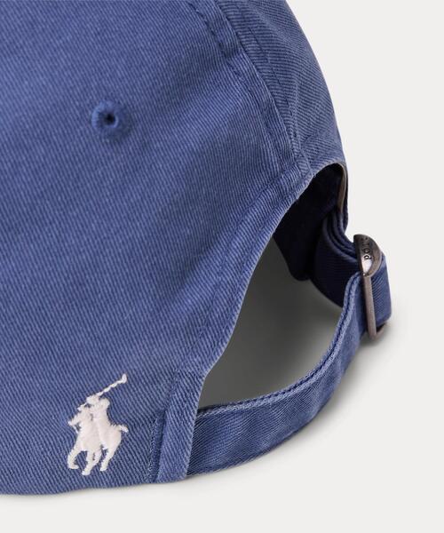 POLO RALPH LAUREN(ポロ ラルフ ローレン)の「コットン ツイル ボール キャップ(キャップ・メンズ・ブルー・ONE)」の5枚目の写真