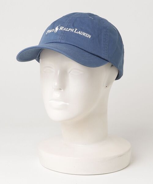 POLO RALPH LAUREN(ポロ ラルフ ローレン)の「コットン ツイル ボール キャップ(キャップ・メンズ・ブルー・ONE)」の4枚目の写真
