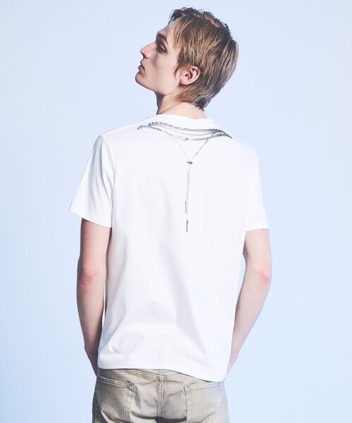 YArKA(ヤーカ)の「【YArKA×5351】ネックレス プリント 半袖 Tシャツ(Tシャツ/カットソー・メンズ・ホワイト/ブラック・44/50/48/46)」の16枚目の写真