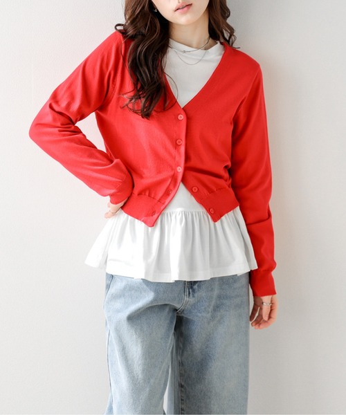 La-gemme(ラジェム)の「裾フリル カットソー(Tシャツ/カットソー・レディース・ブラック/ホワイト・フリー)」の21枚目の写真