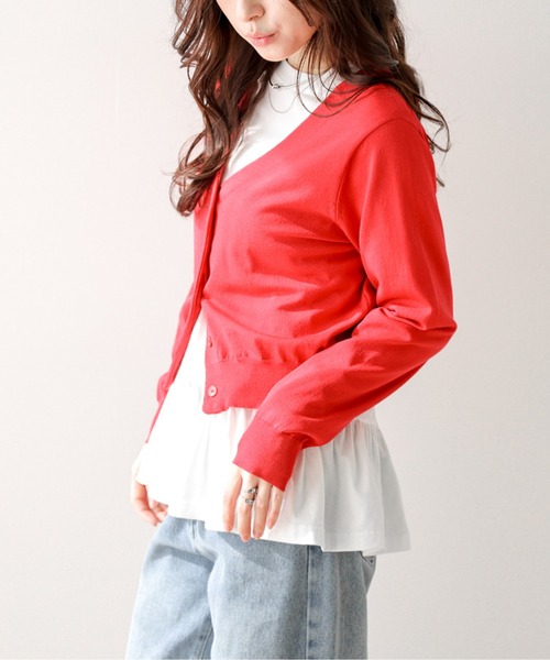 La-gemme(ラジェム)の「裾フリル カットソー(Tシャツ/カットソー・レディース・ブラック/ホワイト・フリー)」の22枚目の写真