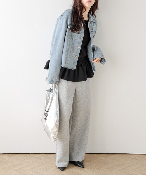 La-gemme(ラジェム)の「裾フリル カットソー(Tシャツ/カットソー・レディース・ブラック/ホワイト・フリー)」の18枚目の写真