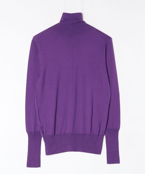 THE SHINZONE（ザ　シンゾーン）の「COTTON SILK HIGH NECK KNIT 24AMSNI10（ニット/セーター・メンズ・パープル・FREE）」の2枚目の写真