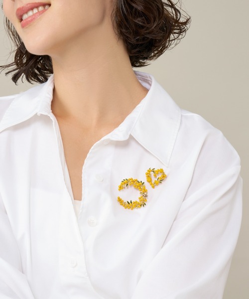 ミモザ ブローチ（ブローチ/コサージュ）｜VENDOME BOUTIQUE（ヴァン