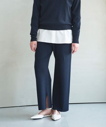 その他パンツ（ブルー・ネイビー/青色系・ウール・ニット
