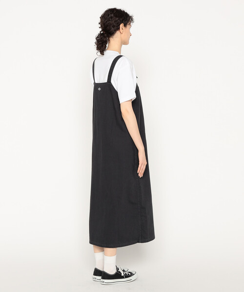DANTON(ダントン)の「Women's Cotton Drill Overalls Skirt(ジャンパースカート・レディース・ブラック・36)」の6枚目の写真