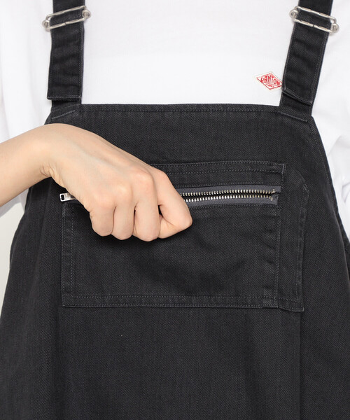 DANTON(ダントン)の「Women's Cotton Drill Overalls Skirt(ジャンパースカート・レディース・ブラック・36)」の11枚目の写真