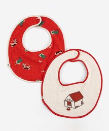 BOBO CHOSES | Adventure Farm bib 2P【ベビー】(スタイ/よだれかけ)