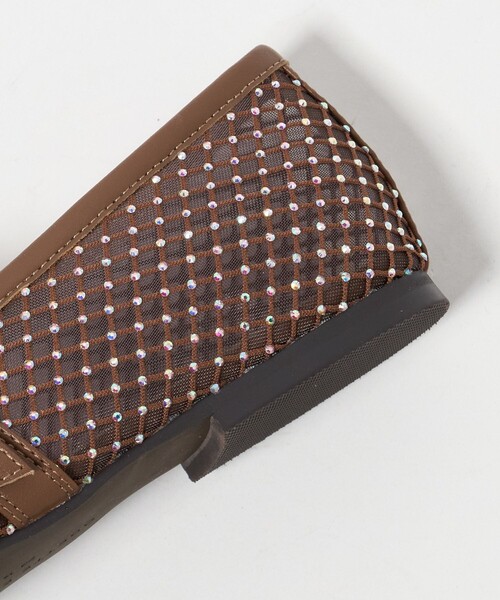 ODETTE E ODILE（オデットエオディール）の「メリージェーンビジュー フラット10↑（パンプス・レディース・ダークブラウン・23cm/24.5cm/22.5cm/25.5cm/25cm/24cm/23.5cm）」の12枚目の写真