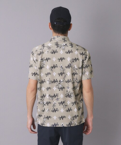 adabat(アダバット)の「【ADABAT NAVY】吸水速乾/UVカット ロゴモノグラム半袖ポロシャツ(ポロシャツ・メンズ・ベージュ系/ホワイト系1/ネイビー系・50/48/52/46)」の18枚目の写真
