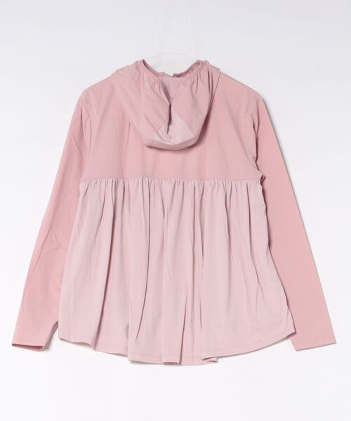 BILLABONG(ビラボン)の「BILLABONG/ビラボン ジップアップ パーカー ラッシュガード UVカット 吸水速乾 接触冷感 撥水 BG013861 UT(パーカー・レディース・ピンク/ライトグレー/ホワイト・M)」の11枚目の写真