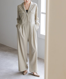 NOBLE（ノーブル）の「ミリタリーディテールオールインワン（つなぎ/オールインワン）」