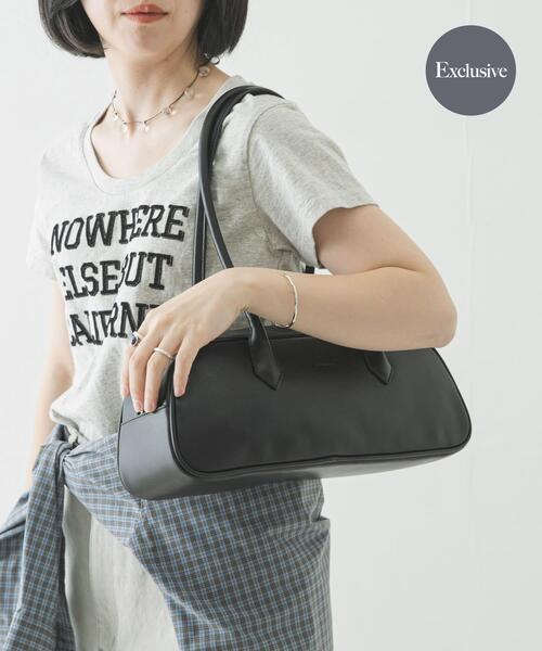 URBAN RESEARCH(アーバンリサーチ)の「『一部別注カラー』SINBONO KIERA SHOULDER BAG(ショルダーバッグ・レディース・ブラック/アイボリー・-)」の1枚目の写真