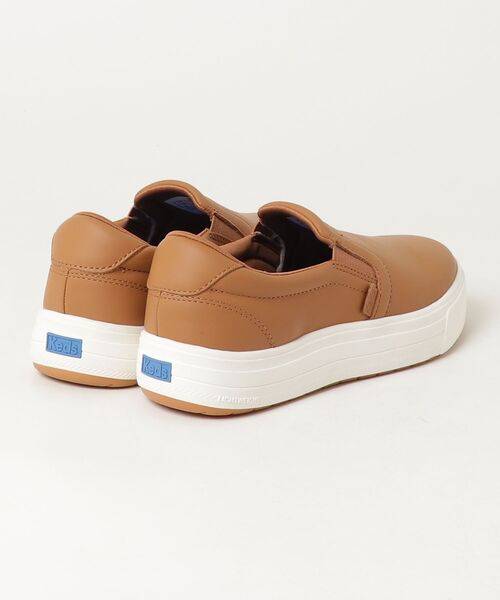 Keds(ケッズ)の「Keds ケッズ パーク スリップオン レザー ブラウン(スニーカー・レディース・ブラウン・23.0cm/24.0cm/24.5cm/25.0cm/22.5cm/23.5cm)」の8枚目の写真