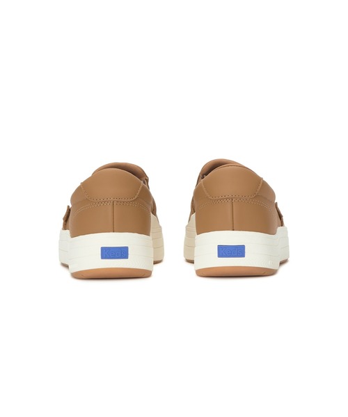 Keds(ケッズ)の「Keds ケッズ パーク スリップオン レザー ブラウン(スニーカー・レディース・ブラウン・23.0cm/24.0cm/24.5cm/25.0cm/22.5cm/23.5cm)」の4枚目の写真