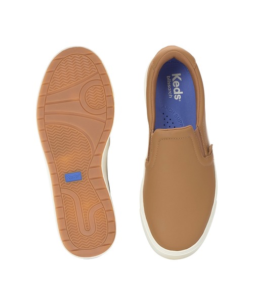 Keds(ケッズ)の「Keds ケッズ パーク スリップオン レザー ブラウン(スニーカー・レディース・ブラウン・23.0cm/24.0cm/24.5cm/25.0cm/22.5cm/23.5cm)」の5枚目の写真
