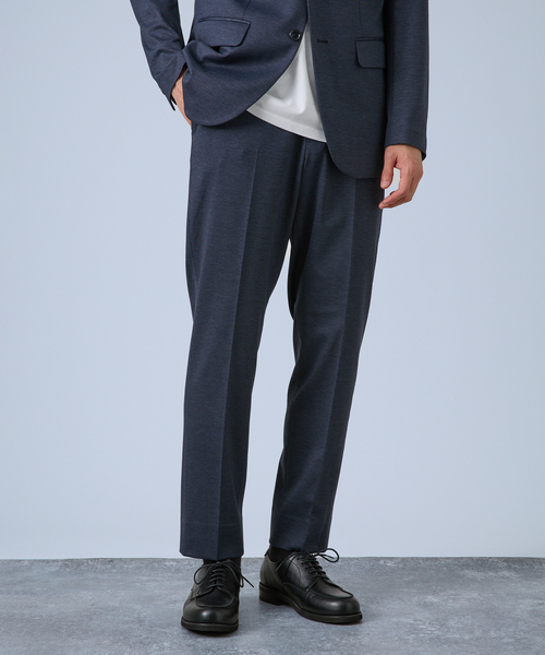 B.C STOCK(ベーセーストック)の「PONTE PRINT スラックス(スラックス・メンズ・チャコールグレー/ネイビー/ブラック・SMALL/X-LARGE/LARGE/MEDIUM)」の3枚目の写真