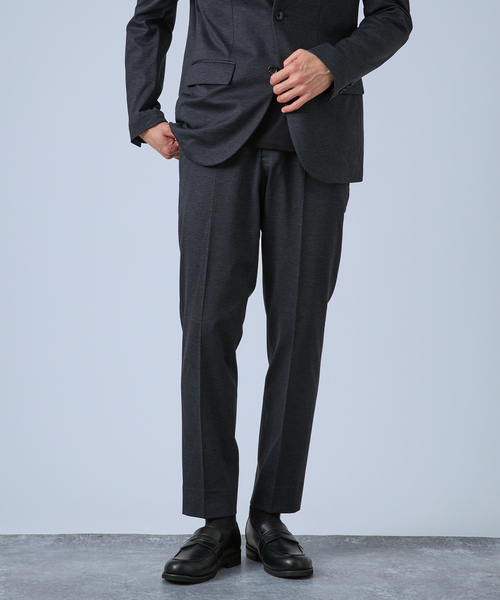 B.C STOCK(ベーセーストック)の「PONTE PRINT スラックス(スラックス・メンズ・チャコールグレー/ネイビー/ブラック・SMALL/X-LARGE/LARGE/MEDIUM)」の5枚目の写真