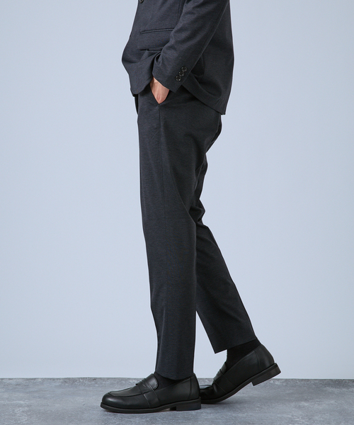 B.C STOCK(ベーセーストック)の「PONTE PRINT スラックス(スラックス・メンズ・チャコールグレー/ネイビー/ブラック・SMALL/X-LARGE/LARGE/MEDIUM)」の6枚目の写真