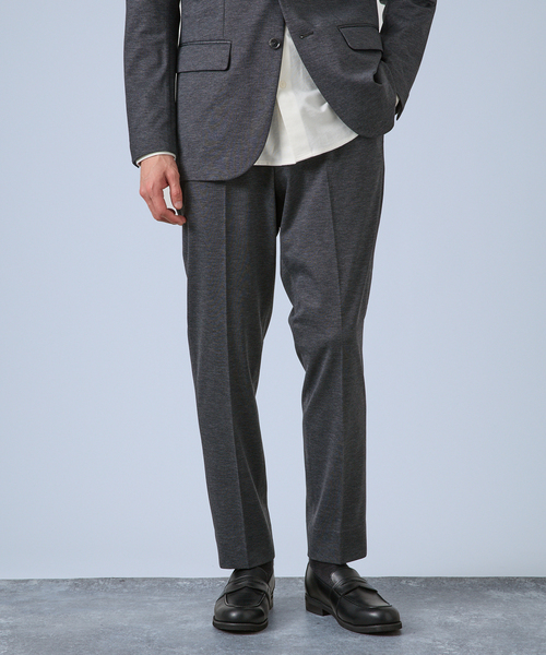 B.C STOCK(ベーセーストック)の「PONTE PRINT スラックス(スラックス・メンズ・チャコールグレー/ネイビー/ブラック・SMALL/X-LARGE/LARGE/MEDIUM)」の9枚目の写真