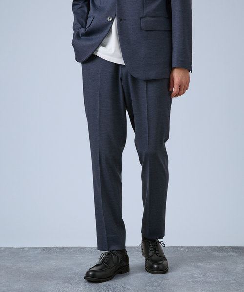 B.C STOCK(ベーセーストック)の「PONTE PRINT スラックス(スラックス・メンズ・チャコールグレー/ネイビー/ブラック・SMALL/X-LARGE/LARGE/MEDIUM)」の13枚目の写真