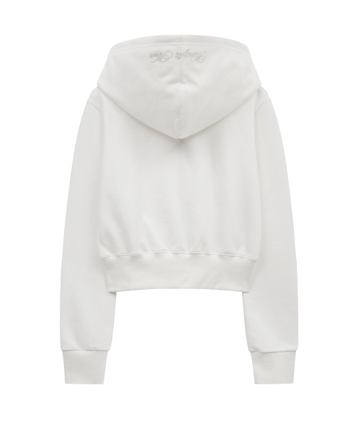 Midnight Move（ミッドナイトムーブ）の「bt hood zip up (white)（パーカー・レディース・その他・FREE）」の6枚目の写真