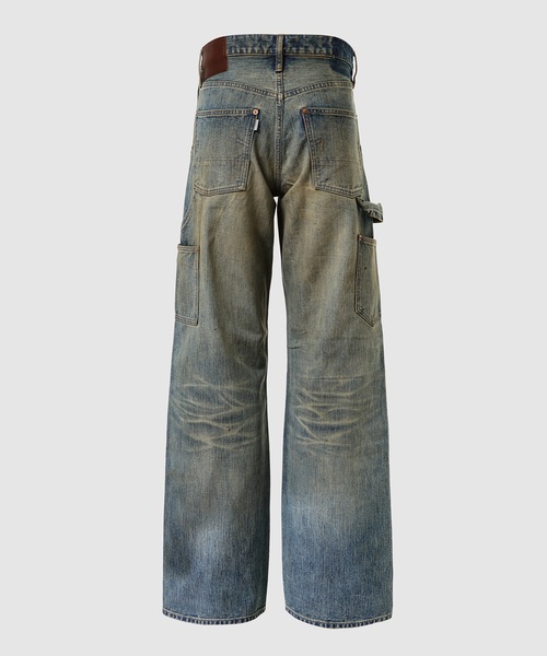 SUGARHILL(シュガーヒル)の「FADED MODERN DENIM PANTS PAINTER CUT(デニムパンツ・メンズ・インディゴブルー・32/30)」の2枚目の写真