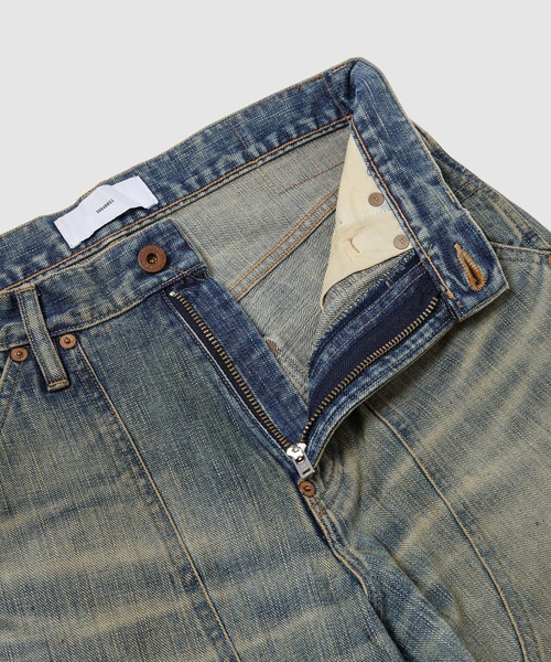 SUGARHILL(シュガーヒル)の「FADED MODERN DENIM PANTS PAINTER CUT(デニムパンツ・メンズ・インディゴブルー・32/30)」の3枚目の写真