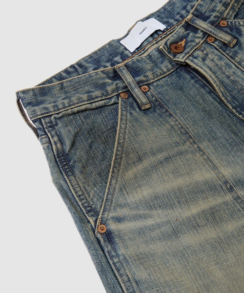 SUGARHILL(シュガーヒル)の「FADED MODERN DENIM PANTS PAINTER CUT(デニムパンツ・メンズ・インディゴブルー・32/30)」の4枚目の写真