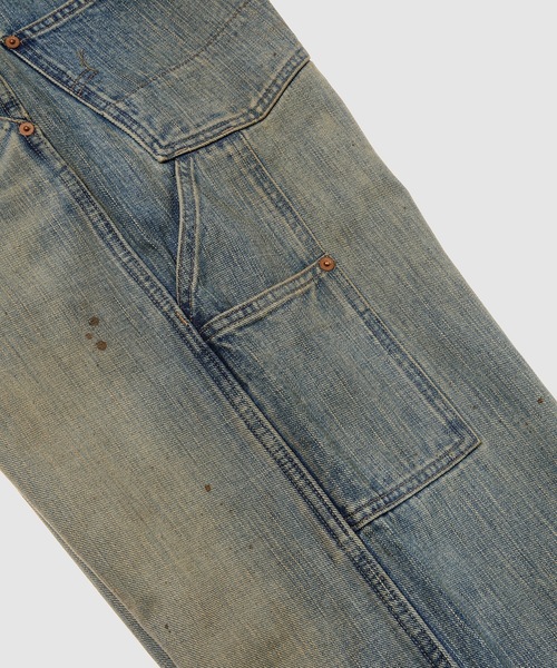 SUGARHILL(シュガーヒル)の「FADED MODERN DENIM PANTS PAINTER CUT(デニムパンツ・メンズ・インディゴブルー・32/30)」の6枚目の写真