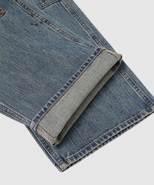 SUGARHILL(シュガーヒル)の「FADED MODERN DENIM PANTS PAINTER CUT(デニムパンツ・メンズ・インディゴブルー・32/30)」の7枚目の写真