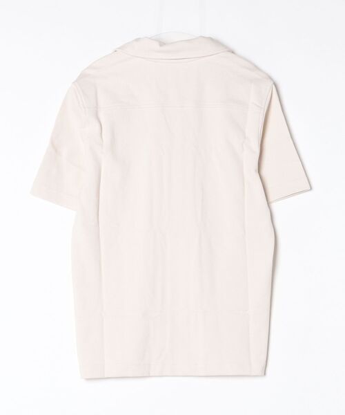 BANANA REPUBLIC FACTORY STORE(バナナリパブリック ファクトリーストア)の「BANANA REPUBLIC FACTORY STORE スタンダードフィット テクスチャー リゾートポロ(シャツ/ブラウス・メンズ・アイボリー/ブラウン・M/S/L/XL)」の5枚目の写真