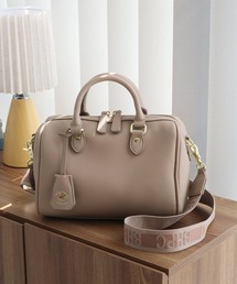 【BEVERLY HILLS POLO CLUB / ビバリーヒルズ ポロクラブ】2way Mini Boston Bag / 2way ミニボストンバッグ(ショルダーストラップ付)