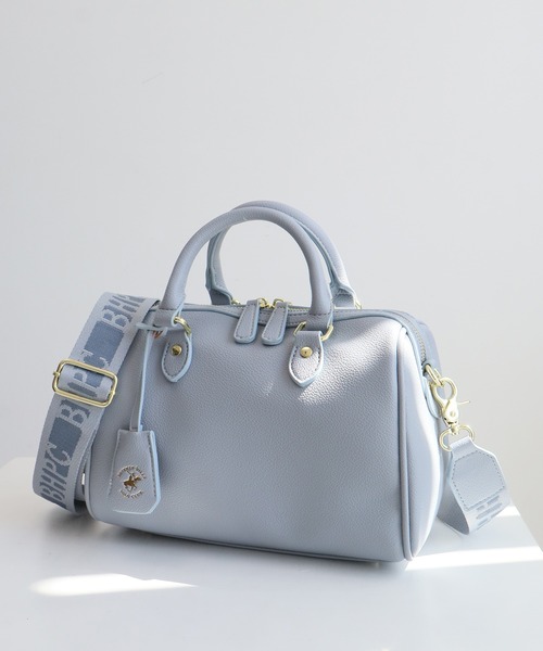 BEVERLY HILLS POLO CLUB(ビバリーヒルズポロクラブ)の「【BEVERLY HILLS POLO CLUB / ビバリーヒルズ ポロクラブ】2way Mini Boston Bag / 2way ミニボストンバッグ(ショルダーストラップ付)(ショルダーバッグ・レディース・ライトブルー/アイボリー/グレイッシュベージュ/ブラック・FREE)」の16枚目の写真
