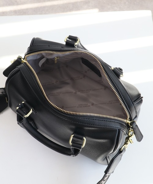 BEVERLY HILLS POLO CLUB(ビバリーヒルズポロクラブ)の「【BEVERLY HILLS POLO CLUB / ビバリーヒルズ ポロクラブ】2way Mini Boston Bag / 2way ミニボストンバッグ(ショルダーストラップ付)(ショルダーバッグ・レディース・ライトブルー/アイボリー/グレイッシュベージュ/ブラック・FREE)」の21枚目の写真