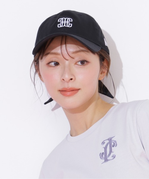 JILL by JILL STUART（ジルバイジルスチュアート）の「＜ニューエラコラボ＞バックリボンキャップ（キャップ・レディース・ブラック系その他/ブラック/ブルー/ピンク/グリーン・FREE）」の6枚目の写真