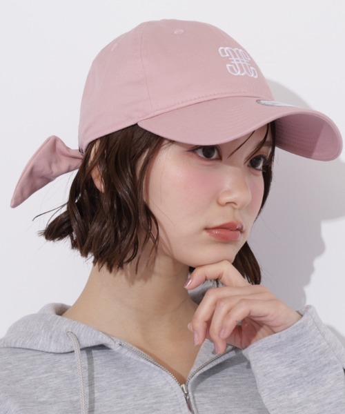 JILL by JILL STUART（ジルバイジルスチュアート）の「＜ニューエラコラボ＞バックリボンキャップ（キャップ・レディース・ブラック系その他/ブラック/ブルー/ピンク/グリーン・FREE）」の10枚目の写真