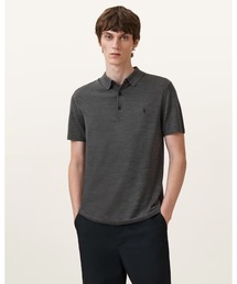MODE MERINO SHORT SLEEVE RAMSKULL POLO SHIRT | モード メリノ 半袖 ラムスカル ポロシャツ