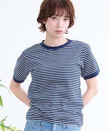 DAESE TOKYO（デセトウキョウ）の「『DAESE TOKYO/デセトウキョウ』ボーダー配色ティーシャツ（Tシャツ/カットソー）」